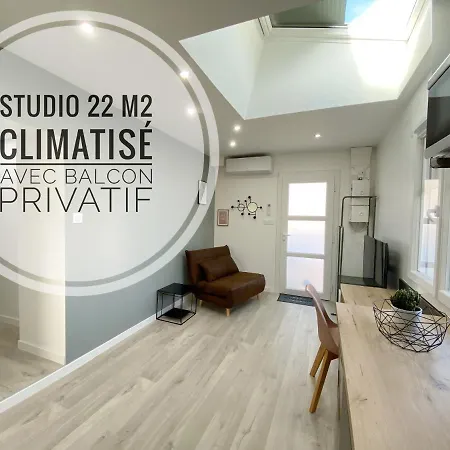 Studio Ora - 22M² - Climatise Avec Balcon Privatif Bassens  Exterior photo